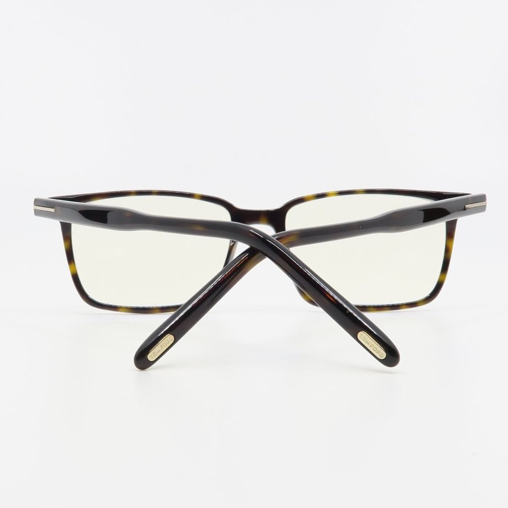 Tom Ford TF 5802-B 052 New Tortoise Blue Light Block Eyeglasses 55mm with box - Picture 6 of 7